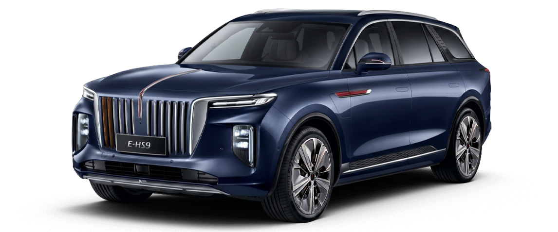 HongQi E-HS9 in Starry Lake Blue