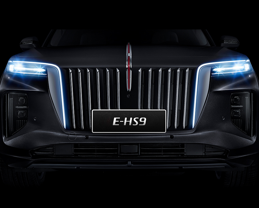 HONGQI E-HS9 — One Belt One Road route scenery
